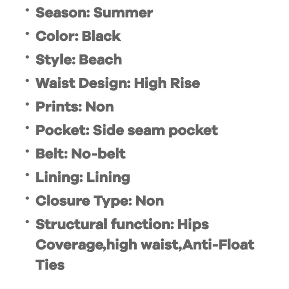 NWT ANTI-FLOAT SKIRTED SWIM SHORTS 6X - Picture 5 of 5